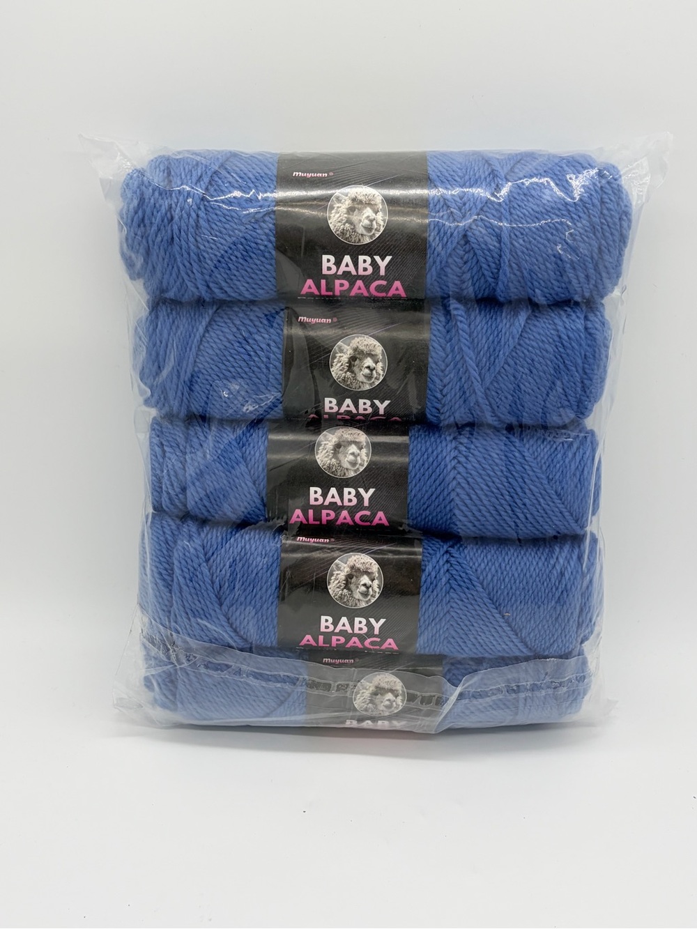 Blue Alpaca Yarn 6 Skeins